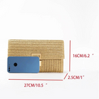 Pochette en tissu bohème Sac à chaine-Multicolore-Apricot-ShopGET® 