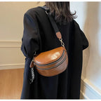 Sac banane femme chic à fermeture éclair