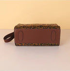 Mini sac cabas en cuir Marron-ShopGET® 