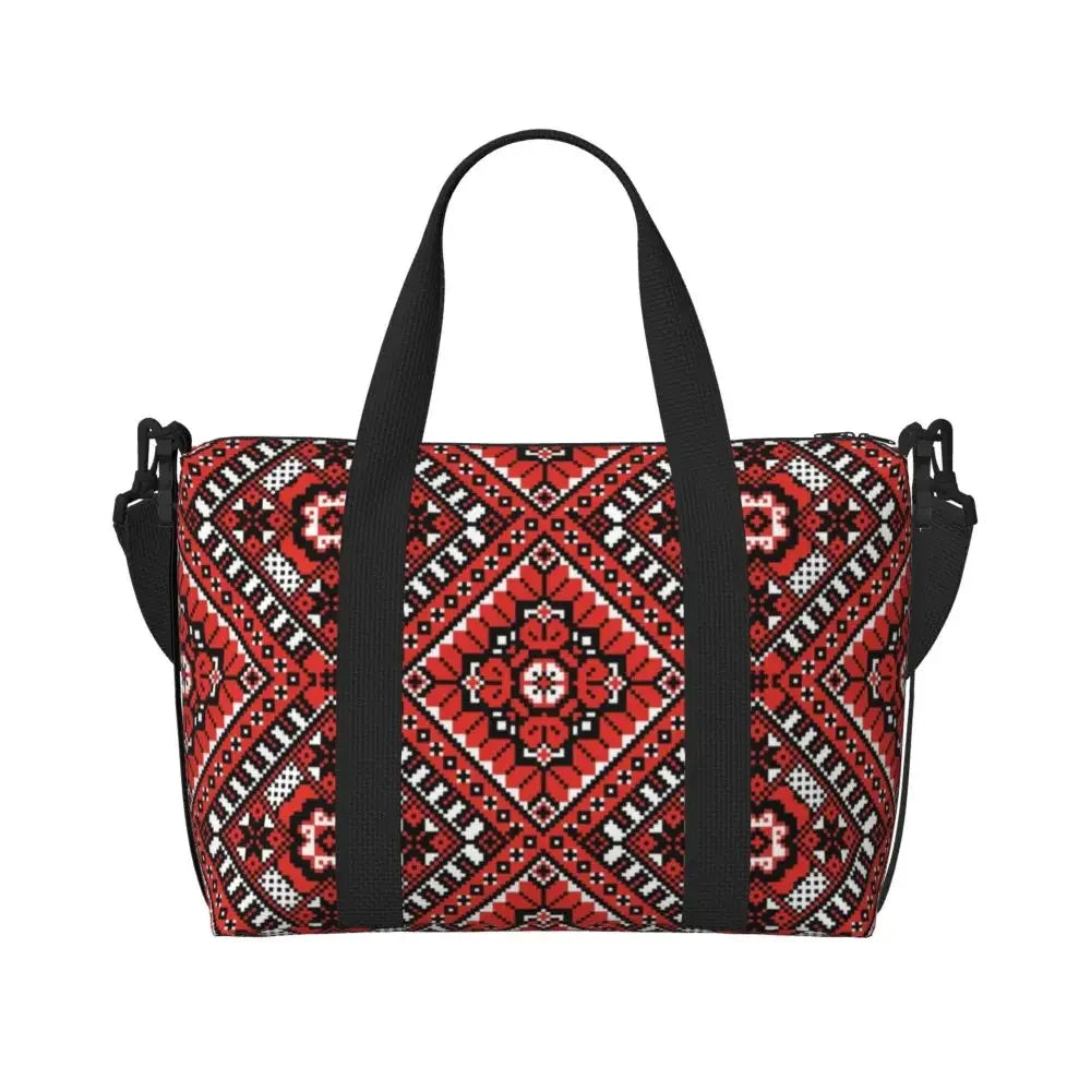 Sac cabas bohémien rouge - ShopGET®