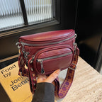 Petit sac banane cuir souple femme