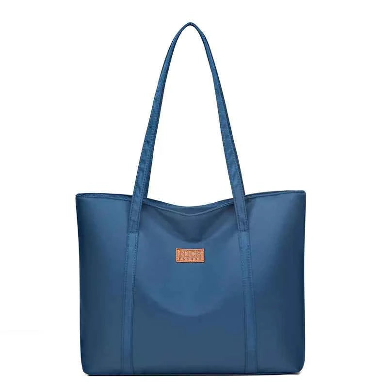 Sac cabas femme bleu Waterproof Vert / 34x11x28cm-Bleu / 34x11x28cm-Pourpre / 34x11x28cm-Noir / 34x11x28cm-ShopGET® 