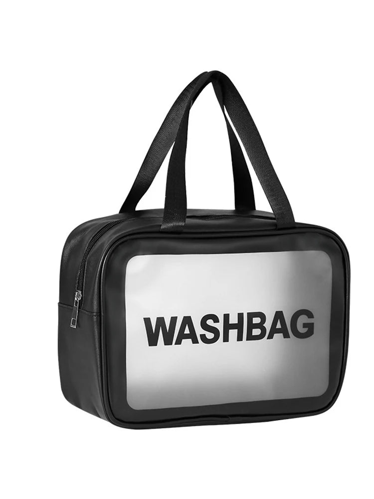 Trousse de toilette femme en PU transparent - ShopGET®