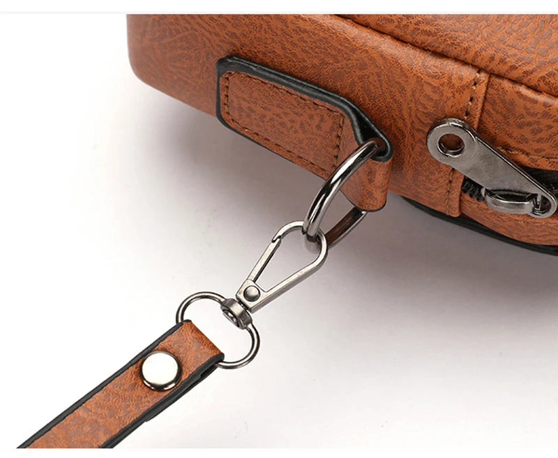 Trousse de toilette homme noir cuir - ShopGET®