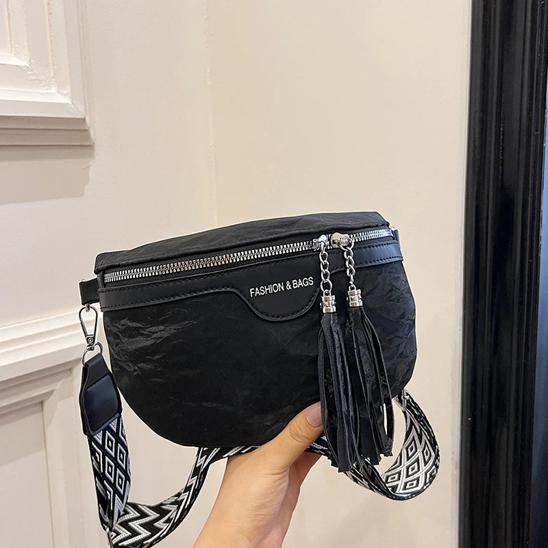 Sac banane femme chic  décontracté vert