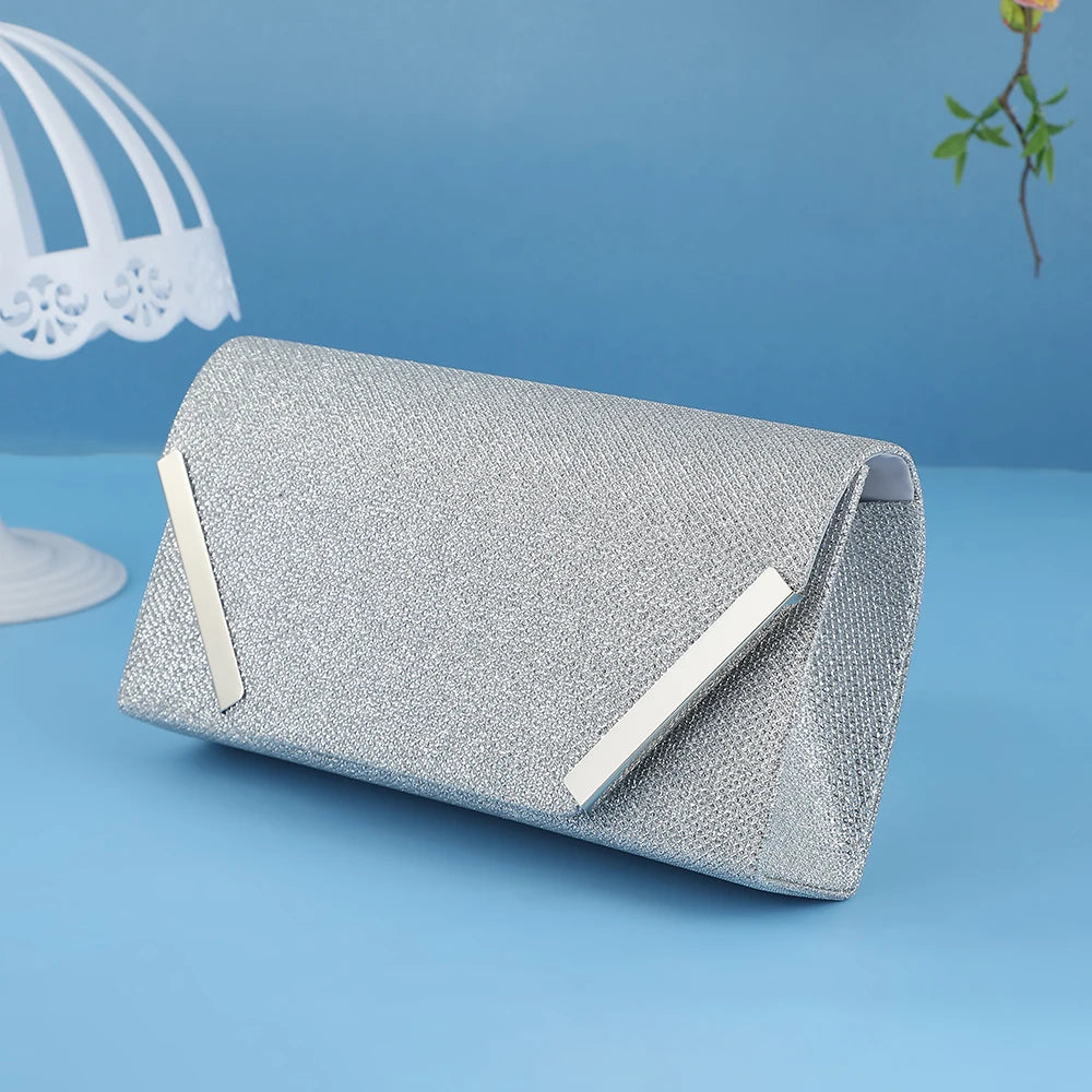 Pochette femme mariage pas cher original Argent-ShopGET® 