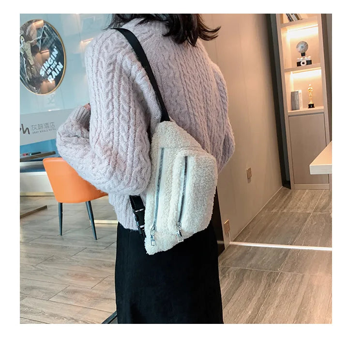 Sac banane velours tendance et chic