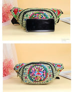 sac banane femme tendance floral et original