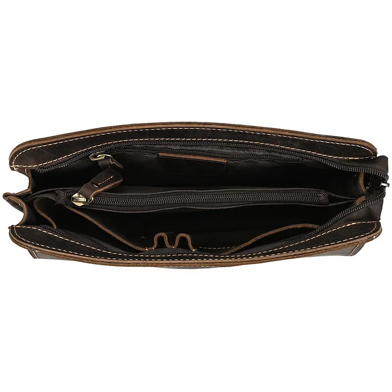 Pochette homme Emile Vintage Marron A-Marron B-ShopGET® 