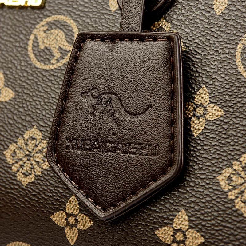 Sac cabas cuir tendance pour femme Marron-Rouge-Jaune-Apricot-ShopGET® 