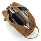 Trousse de toilette homme voyage en cuir - ShopGET®