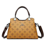 Sac cabas femme cuir Marron Kaki-Marron-Diamond Marron-Diamond Kaki-ShopGET® 