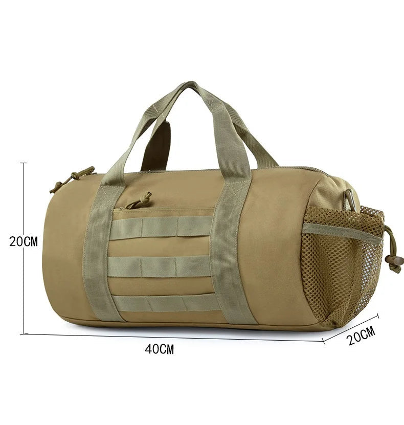 Sac polochon tissu Noir-Kaki-Désert-Vert-Camouflage-Jungle-ShopGET® 