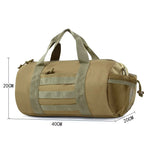 Sac polochon tissu Noir-Kaki-Désert-Vert-Camouflage-Jungle-ShopGET® 