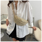 sac banane femme tendance messager kaki