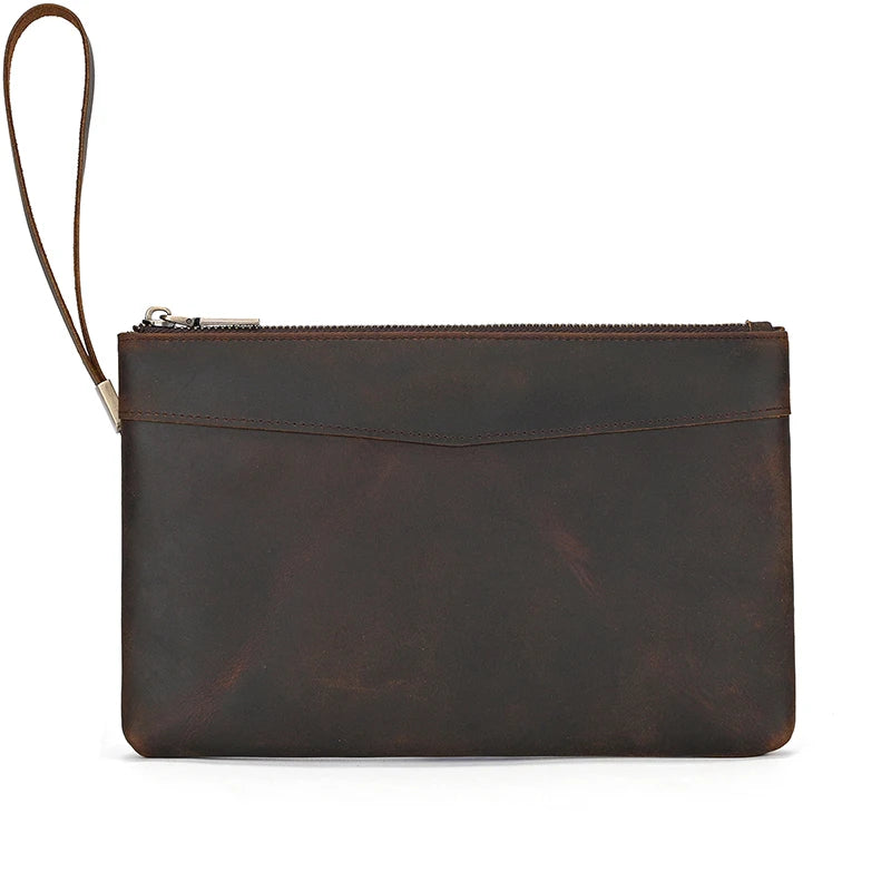 Pochette homme luxe original Marron A-Marron B-ShopGET® 