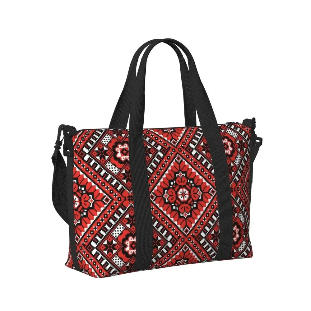 Sac cabas bohémien rouge - ShopGET®
