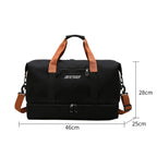 Sac weekend femme tendance moderne Noir-Gris-Kaki-Bleu-Vert-ShopGET® 