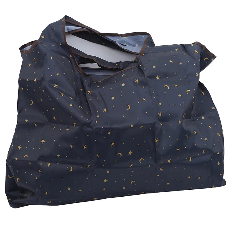 Grand sac cabas courses Bleu-Noir-ShopGET® 