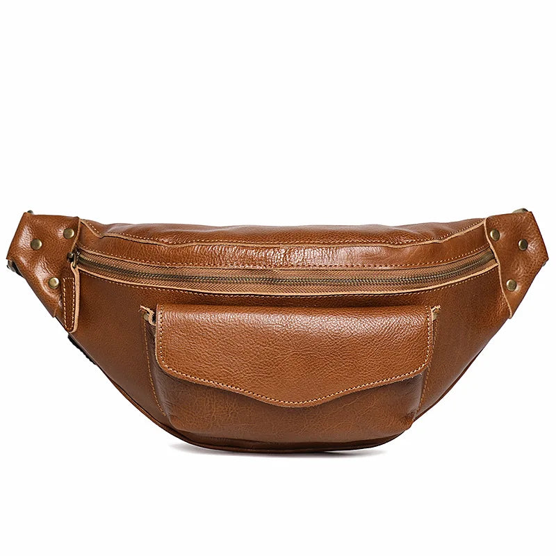 Sac banane homme en cuir solide - ShopGET®
