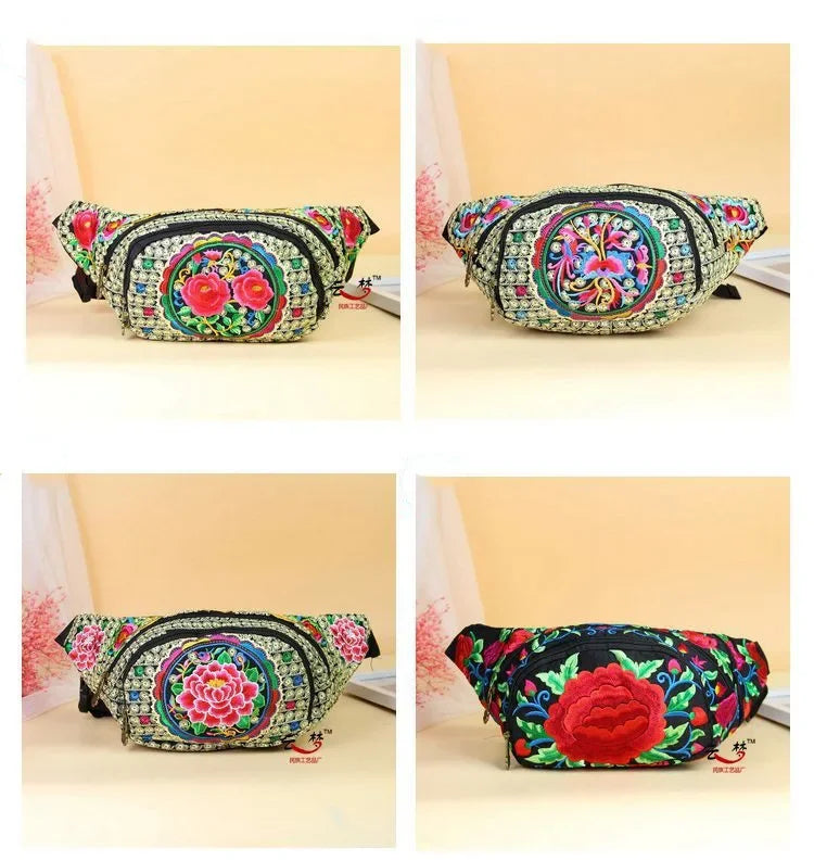 sac banane femme tendance floral et original