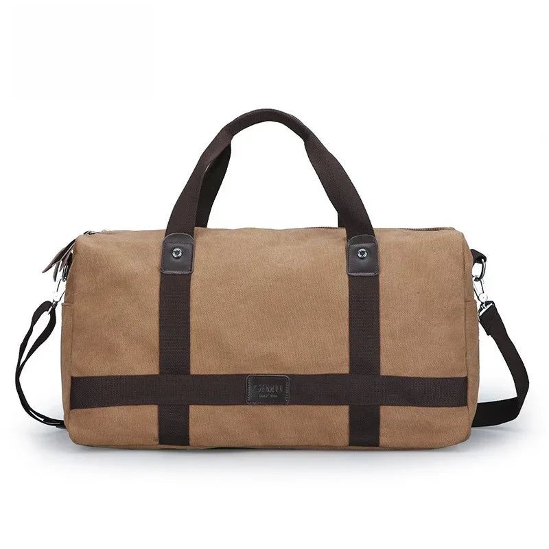 Sac weekend en toile canvas Kaki-Gris-Marron-Bleu-Noir-ShopGET® 