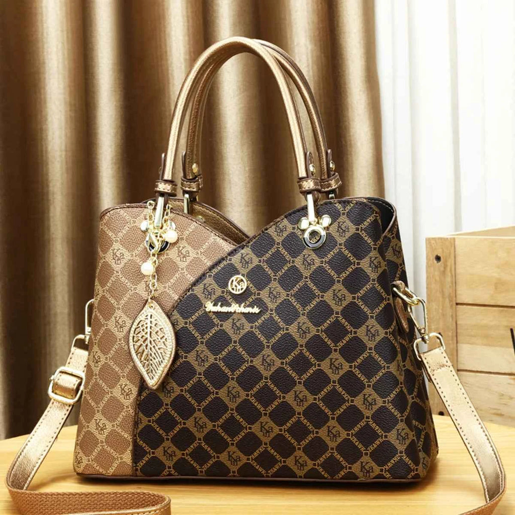 Sac cabas femme bandoulière Burgundy-Champagne-ShopGET® 