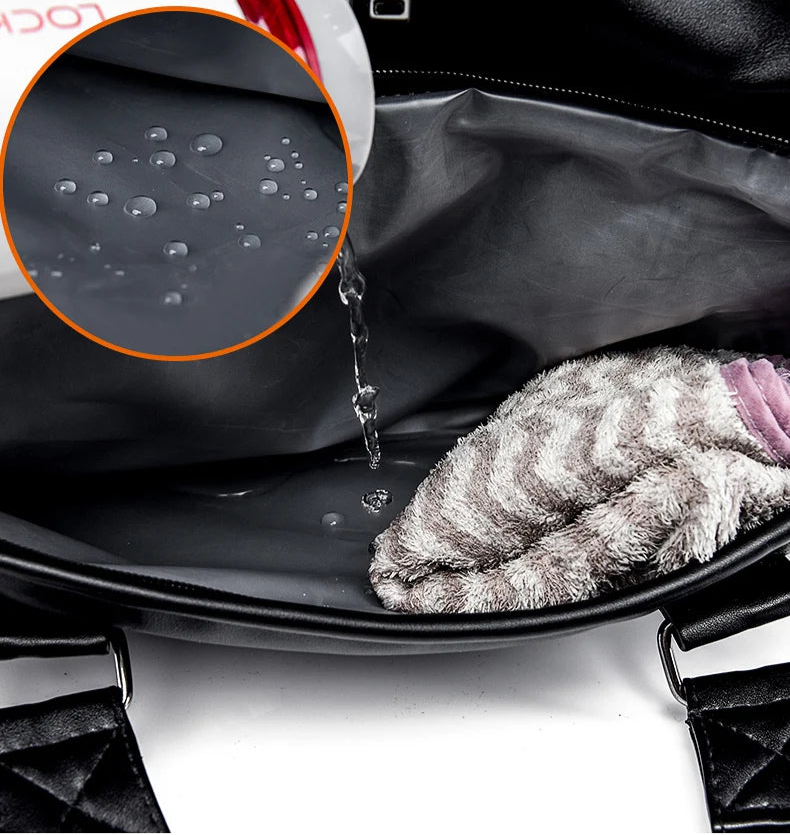 Sac weekend homme noir premium S-L-ShopGET® 