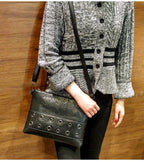 Sac à main pochette femme Noir / 29X22X2cm-Marron / 29X22X2cm-ShopGET® 