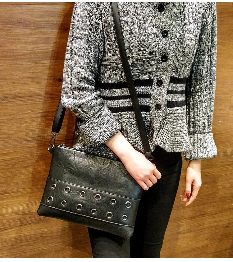 Sac à main pochette femme Noir / 29X22X2cm-Marron / 29X22X2cm-ShopGET® 