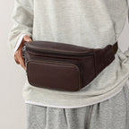 Sac banane homme cuir noir - ShopGET®