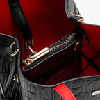 Sac cabas femme classic retro Burgundy-Argent-Gold-Vert-Kaki-Marron-Noir-ShopGET® 