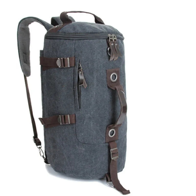 Sac polochon sport de randonnée Marron-Vert-Kaki-Bleu-Noir-ShopGET® 