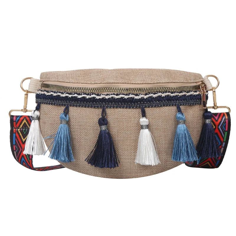 sac banane femme tendance vintage bohémienne