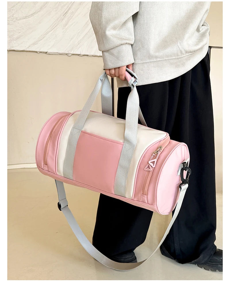 Petit sac polochon Lavender-Rose-Noir-Bleu-Burgundy-Beige-ShopGET® 