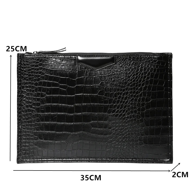 Pochette homme bandoulière noir Noir-ShopGET® 