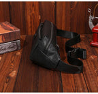 Sac banane homme rectangulaire en cuir - ShopGET®