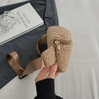 Sac banane velours moumoute de luxe