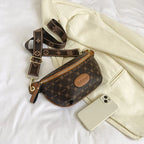 Sac banane femme chic déco géométrique & lettre