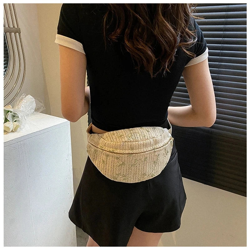 sac banane femme tendance messager kaki