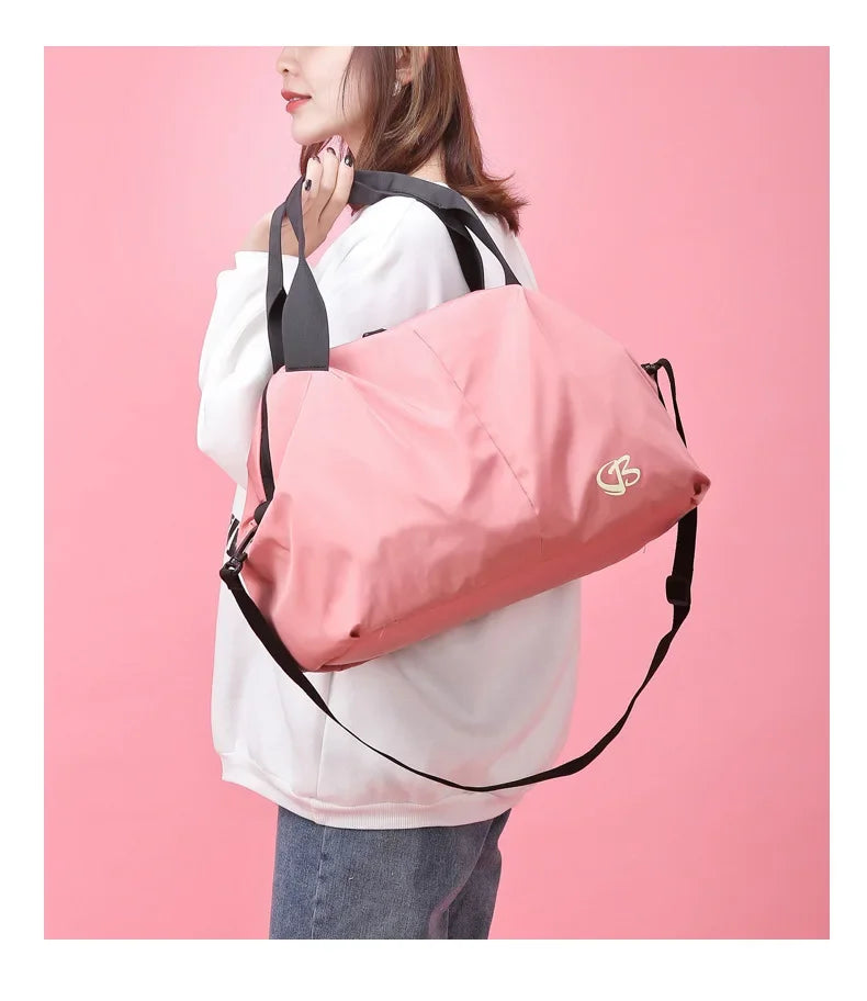 Sac weekend femme tendance Bleu-Noir-Pourpre-Rose-ShopGET® 