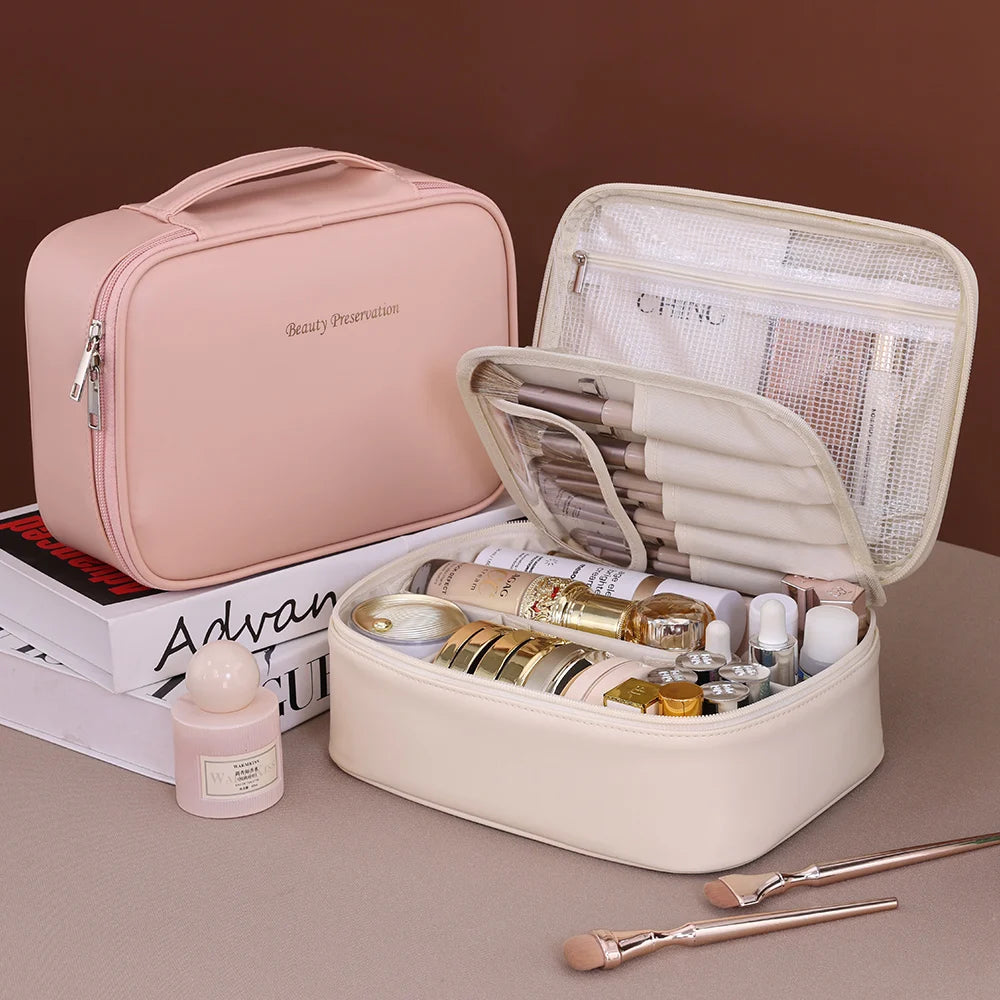 Trousse maquillage cuir femme - ShopGET®
