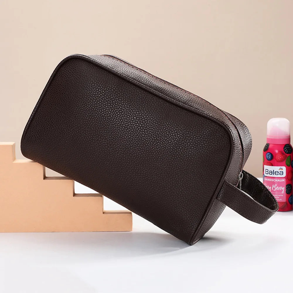 Trousse de toilette voyage en cuir - ShopGET®