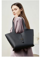 Sac cabas noir burminsa Noir-Gris-ShopGET® 