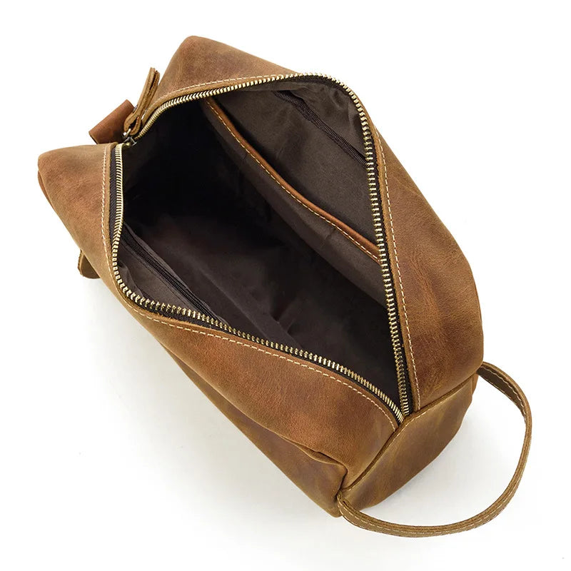 Trousse de toilette homme voyage en cuir - ShopGET®