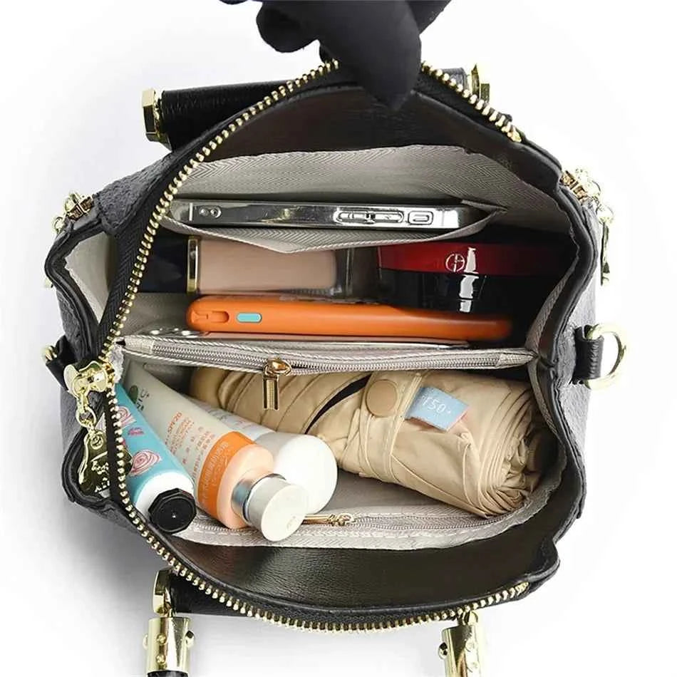 Sac cabas femme cuir Marron-Bleu-Pourpre-Kangourou Marron-Kangourou Rouge-Kangourou Jaune-Rouge Vin-Noir-Vert-ShopGET® 