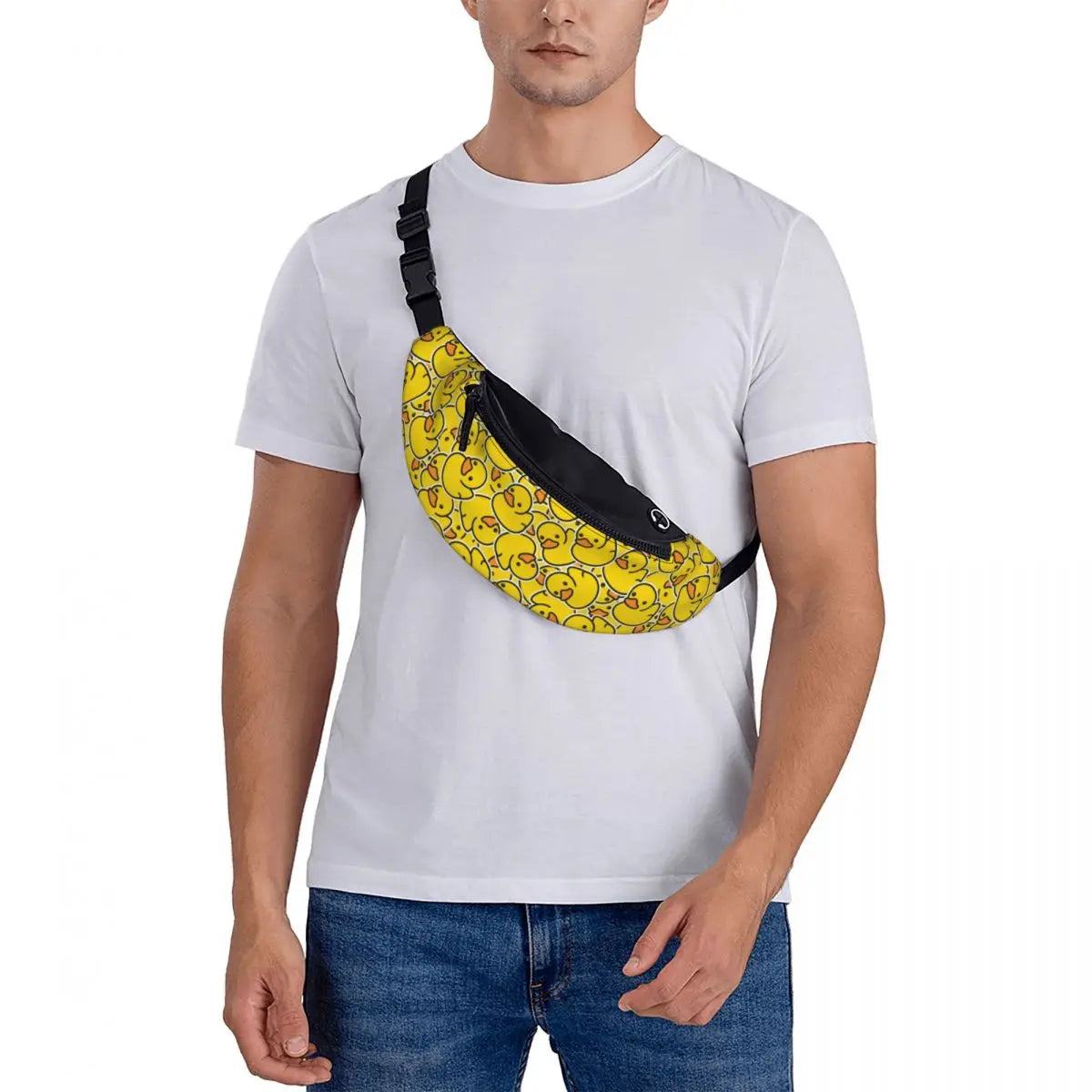 Sac banane jaune avec déco canard - ShopGET®