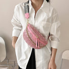 Sac banane en cuir ethnique boho plage