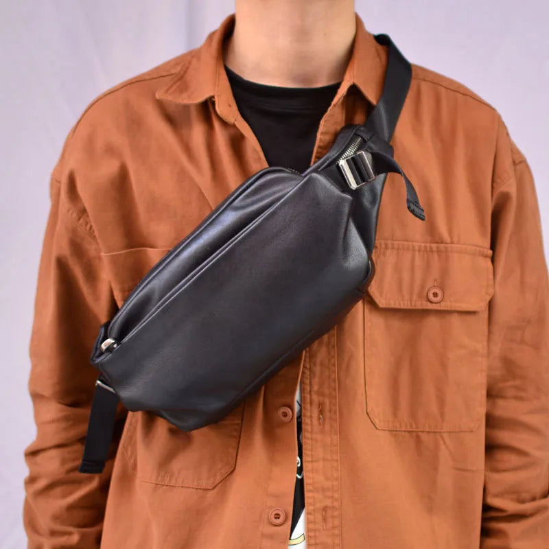 Sac banane de luxe premium pour homme