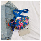 Sac banane voyage floral pour femme - ShopGET®
